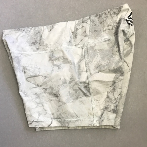 Reebok Medium Crossfit Lux Bootie Stone Shorts - Picture 3 of 5
